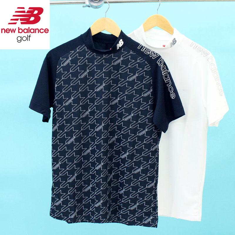 ニューバランスゴルフ　メンズ　モックネック　半袖　サマー　ニット　3L 吸汗速乾 New Balance Golf GOLF ニューバランスゴルフ ゴルフウェア