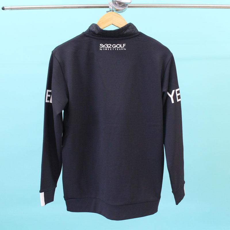 美品 SY32 by SWEET YEARS ゴルフ 裏起毛ハーフジップシャツ SY32 by SWEET YEARS（エスワイサーティトゥバイスィートイヤーズ