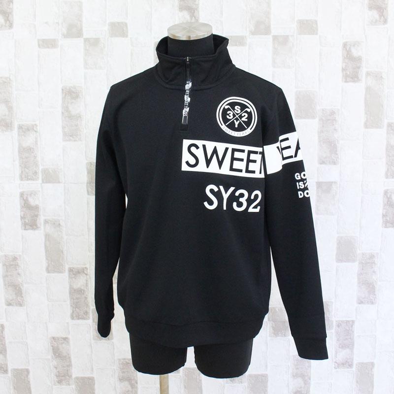 【完売】SY32 BY SWEET YEARS ゴルフウェア ロゴ トレーナー SY32 by SWEET YEARS ゴルフウェア メンズ トレーナー トップス
