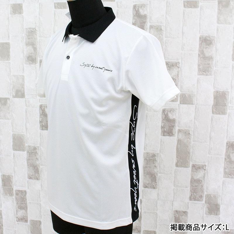 SY32 by SWEET YEARS ゴルフ 半袖 ポロシャツ ホワイト 6L SY32 by SWEET YEARS GOLF ゴルフウェア メンズ ポロシャツ
