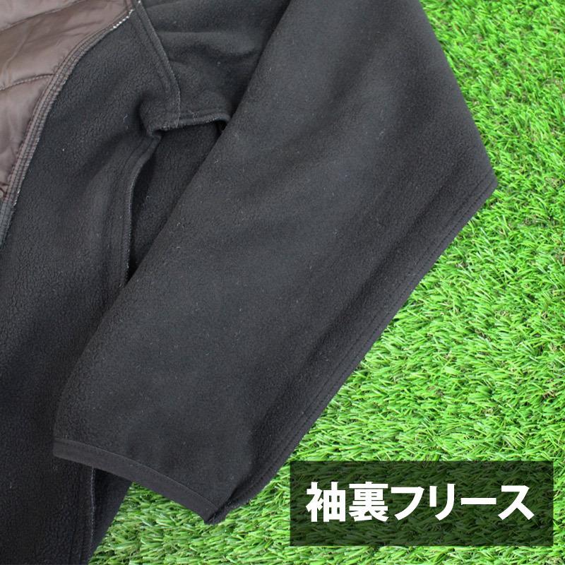 ゴルフジャケット ゴルフウェア メンズ 異素材切替 ナイロン ジャージ
