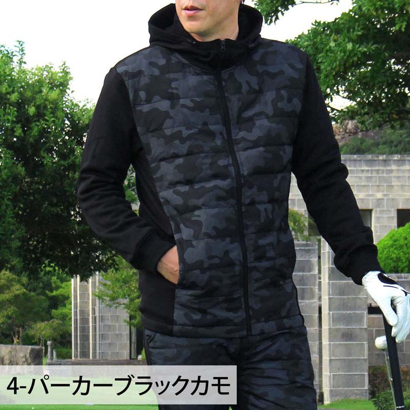 ゴルフジャケット メンズ ダウンジャケット ゴルフウェア 暖か裏起毛