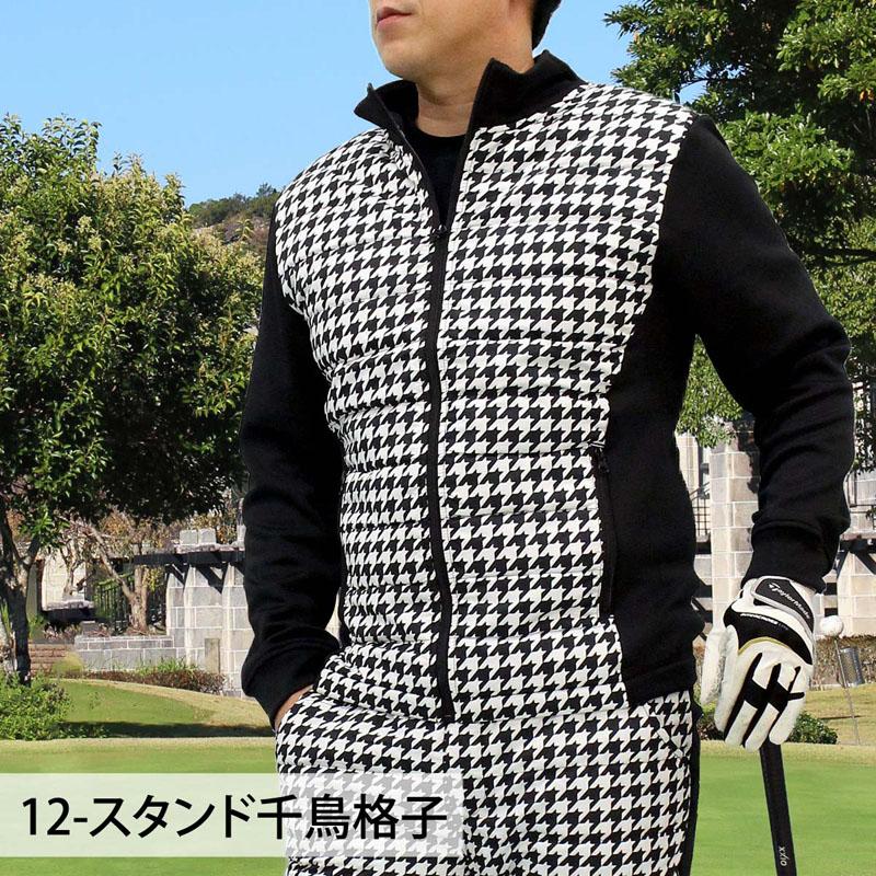 ゴルフジャケット メンズ ダウンジャケット ゴルフウェア 暖か裏