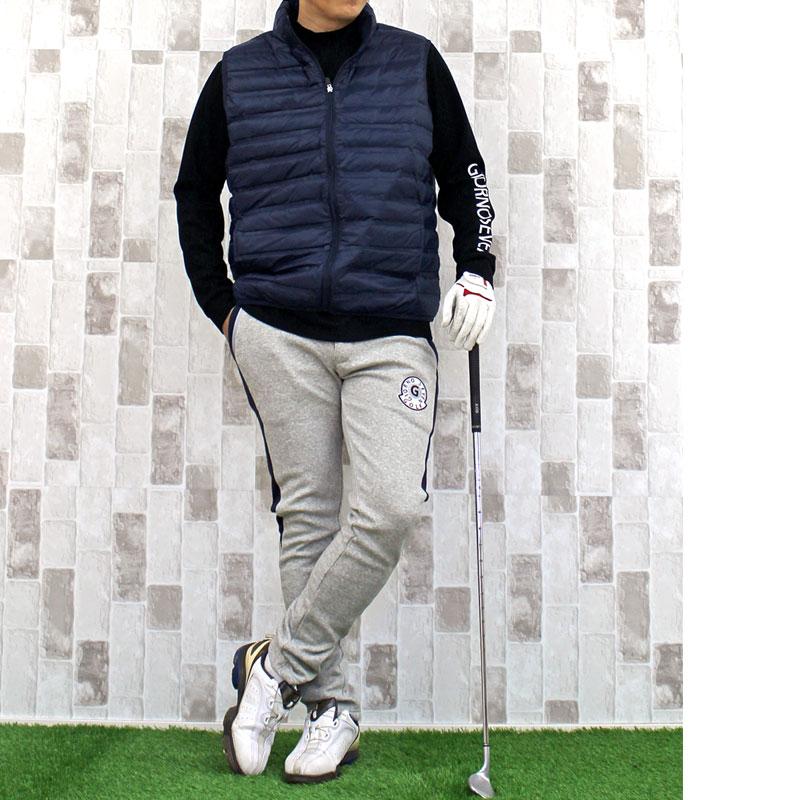 ゴルフ ダウンベスト メンズ ゴルフウェア シームレス ジャケット