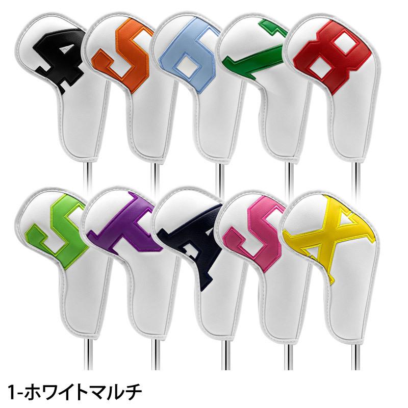 ゴルフ アイアンヘッドカバー10個セット ヘッドカバー アイアン
