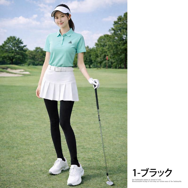 レギンス トレンカ レディース ゴルフウェア 接触冷感 ひんやりクール