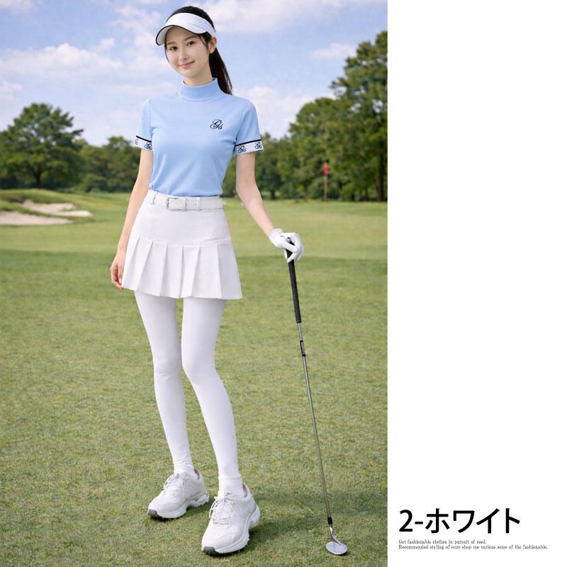 レギンス トレンカ レディース ゴルフウェア 接触冷感 ひんやりクール