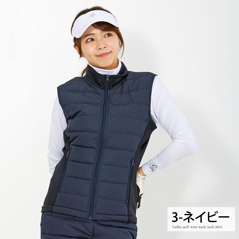 ゴルフ ダウンベスト レディース ゴルフウェア 暖か裏起毛ボアフリース