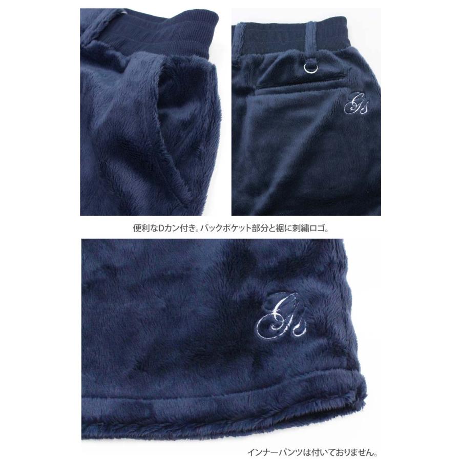 ゴルフウェア レディース 上下セットアップ gs GOLF シャギーフリース