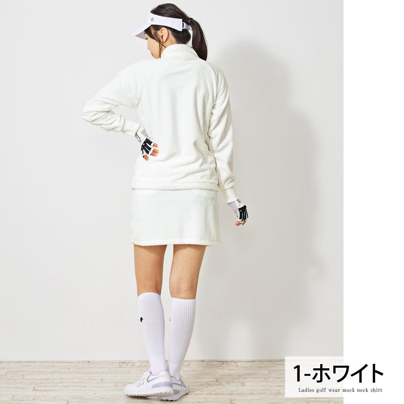 ゴルフウェア レディース 上下セットアップ gs GOLF シャギーフリース