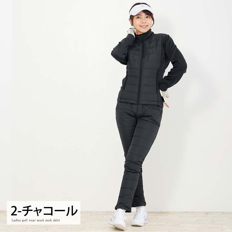 ゴルフウェア レディース ダウン上下セットアップ ダウンジャケット
