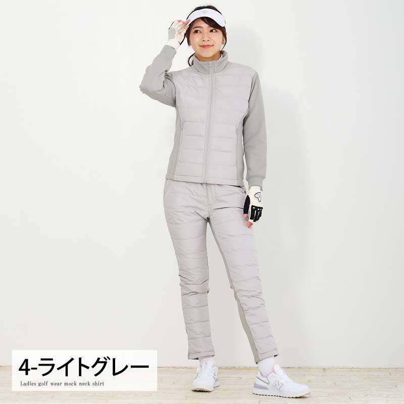 ゴルフウェア レディース ダウン上下セットアップ ダウンジャケット
