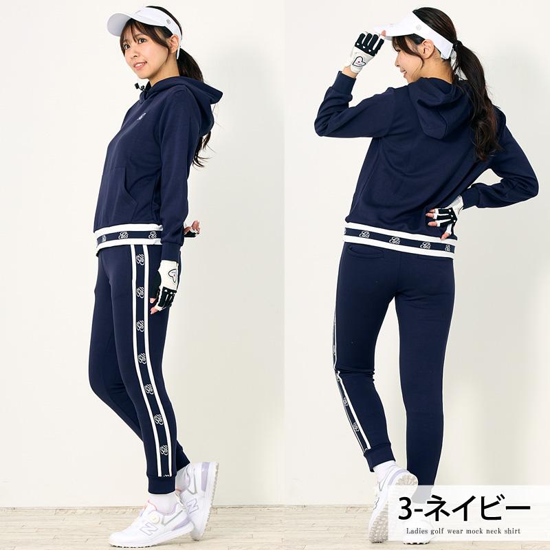 セットアップ　WAAC 上下セット　レディースゴルフウェア ゴルフウェア レディース 上下セットアップ gs GOLF シャギーフリース