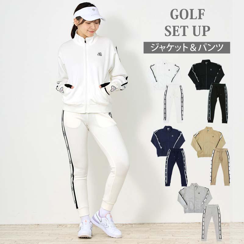 ゴルフウェア レディース 上下セットアップ gs GOLF ジップ
