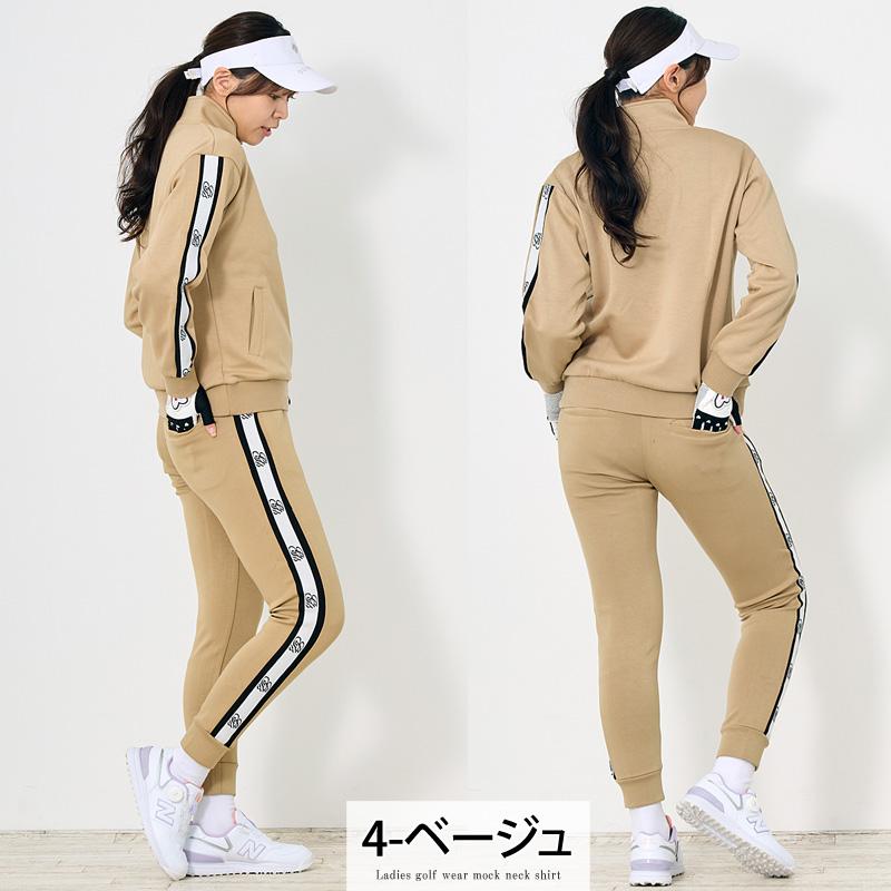 ゴルフウェア レディース 上下セットアップ gs GOLF ジップ