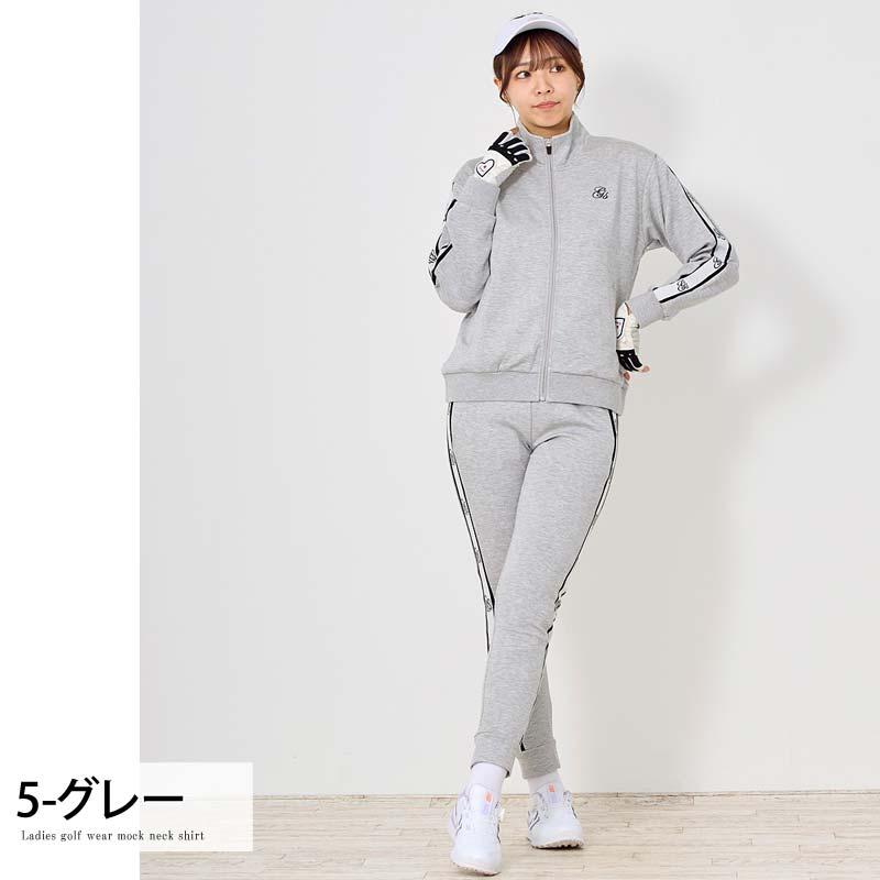 ゴルフウェア レディース 上下セットアップ gs GOLF ジップ