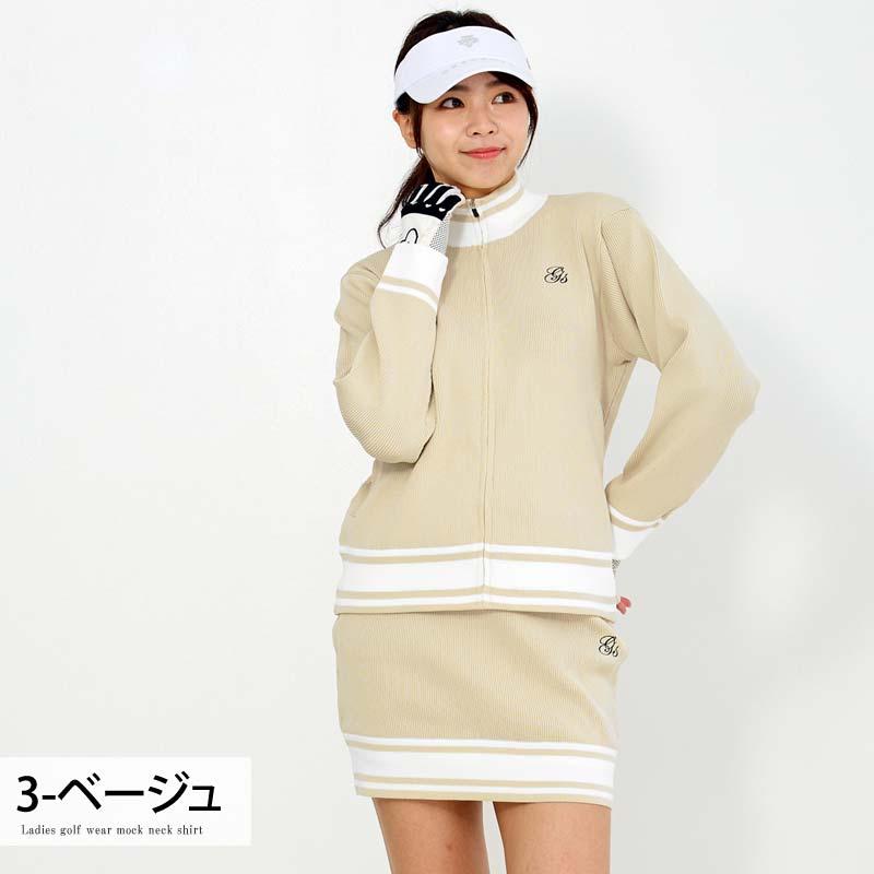 ゴルフウェア レディース 上下セットアップ gs GOLF ジップアップ