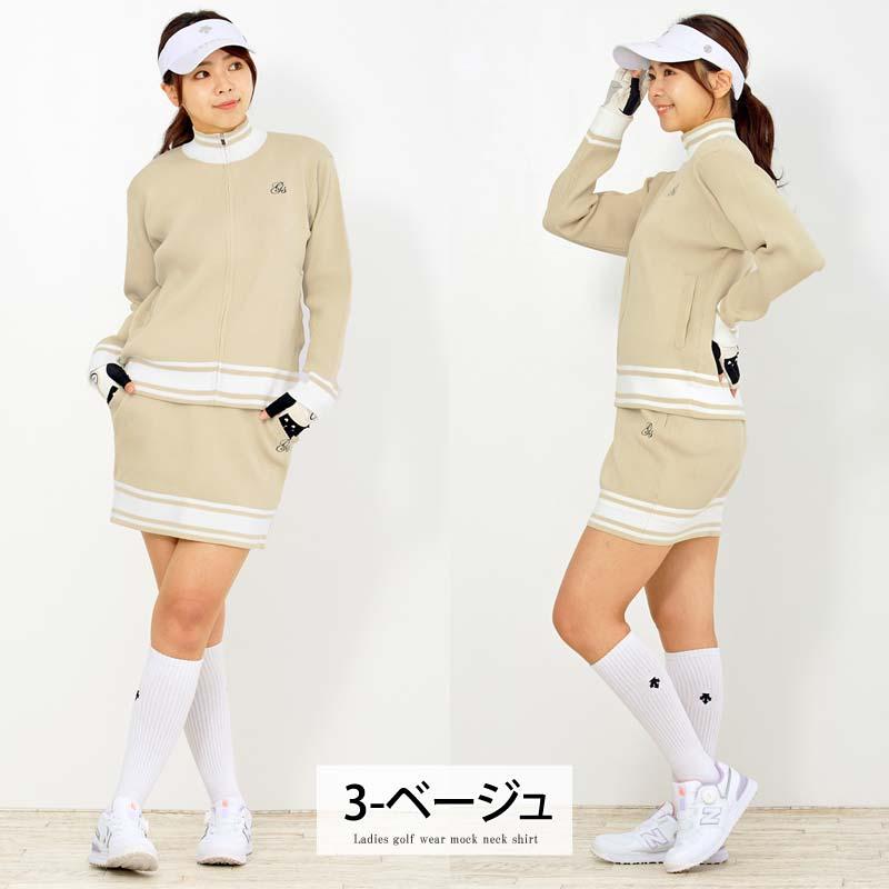 ゴルフウェア レディース 上下セットアップ gs GOLF ジップアップ