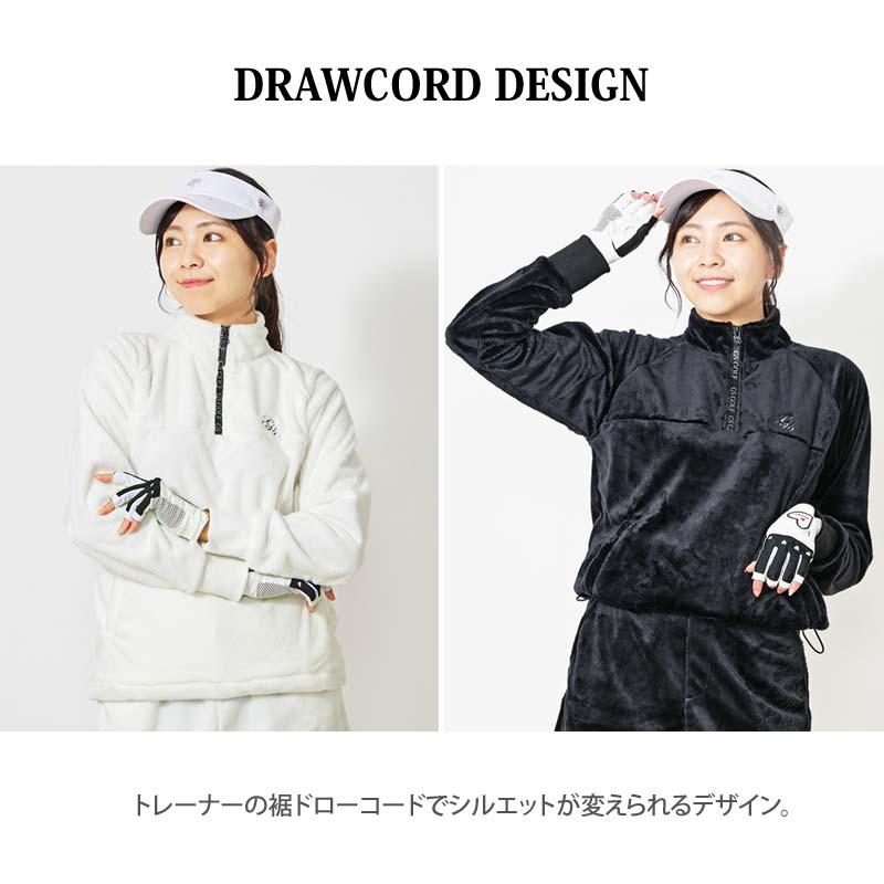ゴルフウェア レディース gs GOLF トレーナー シャギーフリース ニット