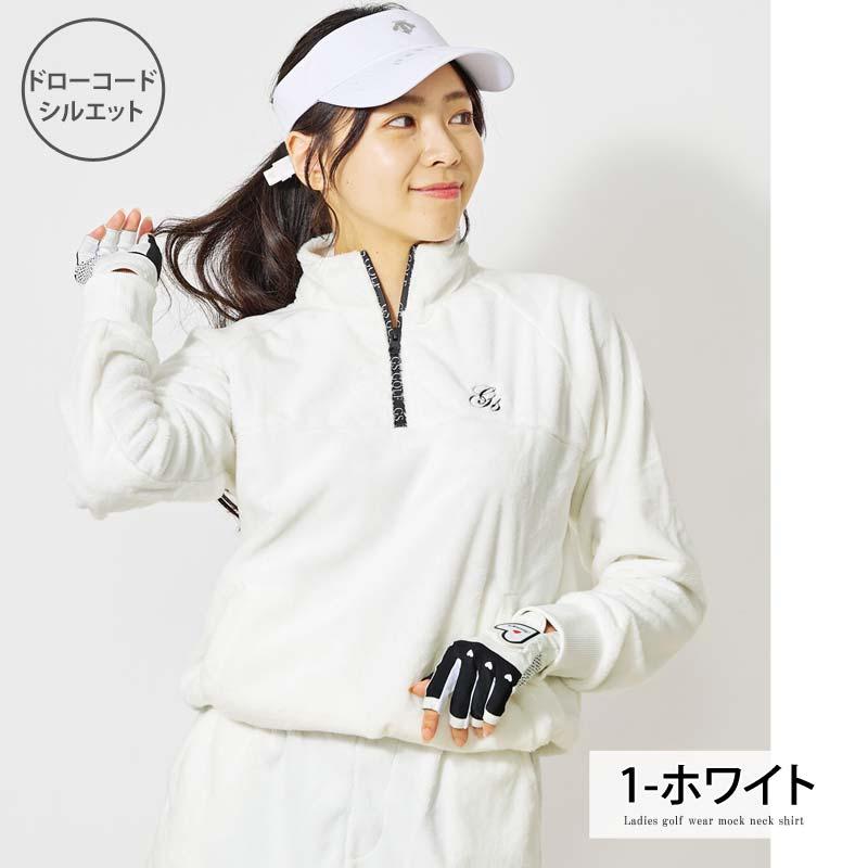 ゴルフウェア レディース gs GOLF トレーナー シャギーフリース ニット