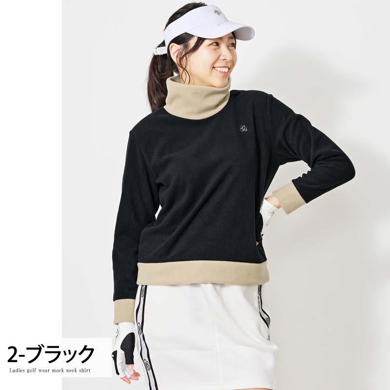 ゴルフウェア レディース gs GOLF フリース ニットセーター オフ