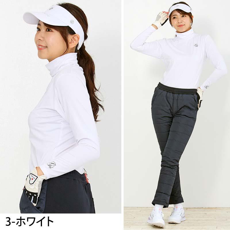 ゴルフウェア レディース タートルネック インナーシャツ アンダー