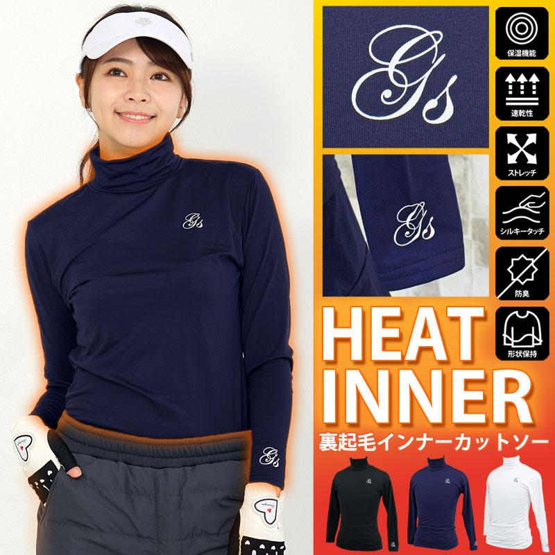 CHERVO タートルネックLサイズ ゴルフレディースセーター ネイビー