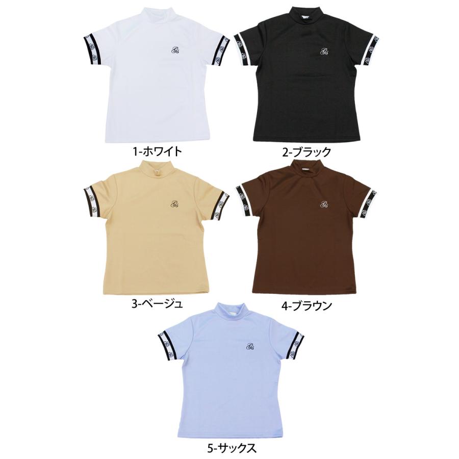 ゴルフウェア レディース モックネック gs GOLF ポロシャツ ハイネック