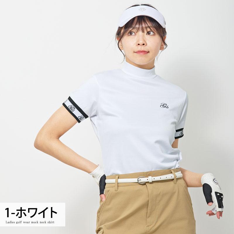 ゴルフウェア レディース モックネック gs GOLF ポロシャツ ハイネック