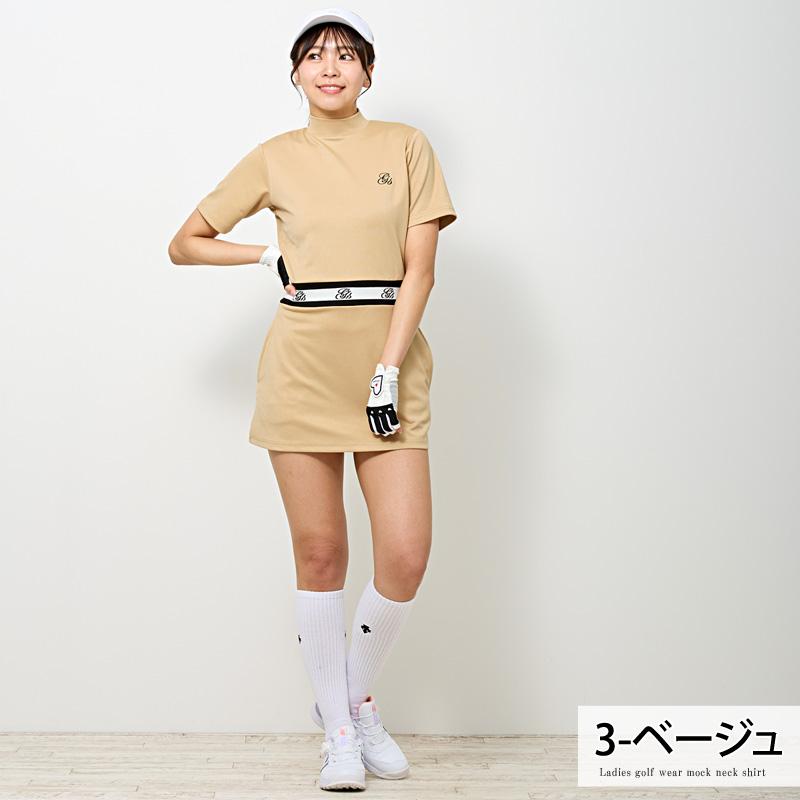 A.P.C. golf 半袖ワンピース　インナーパンツ付き　新品未使用 ゴルフウェア レディース ワンピース モックネックシャツスカート上下