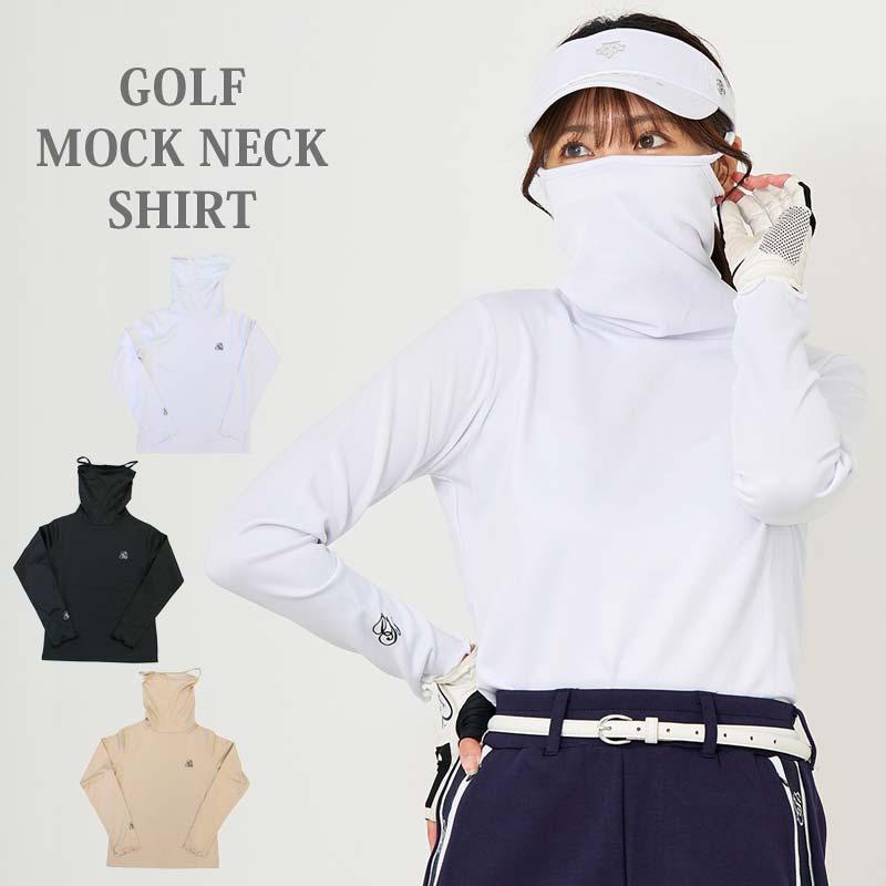 ゴルフウェア レディース モックネック gs GOLF ポロシャツ ハイネック