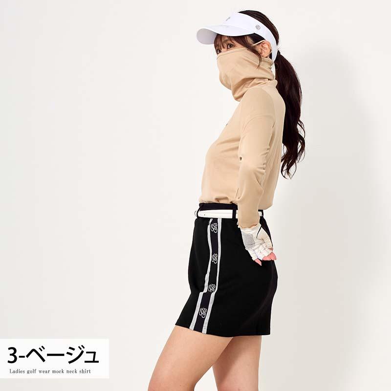 ゴルフウェア レディース モックネック gs GOLF ポロシャツ ハイネック