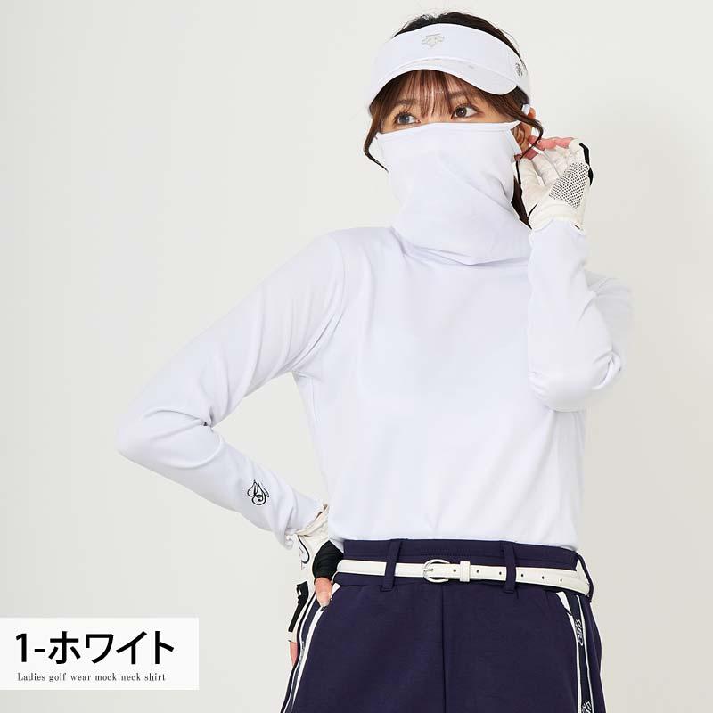 ゴルフウェア レディース モックネック gs GOLF ポロシャツ ハイネック