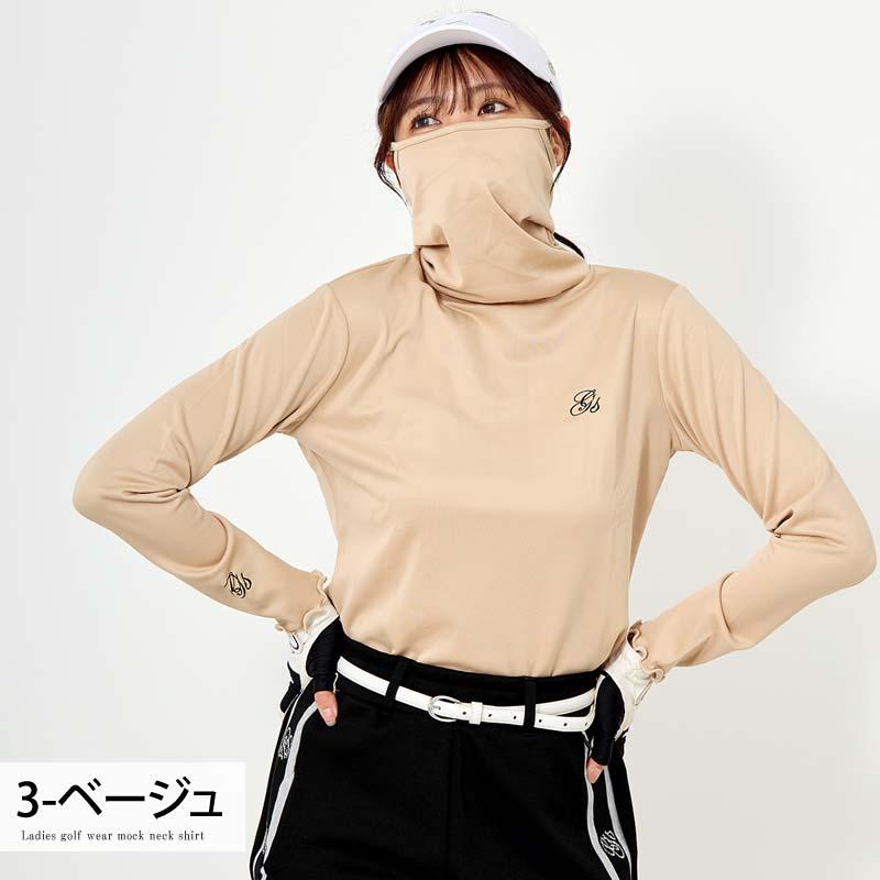 ゴルフウェア レディース モックネック gs GOLF ポロシャツ ハイネック
