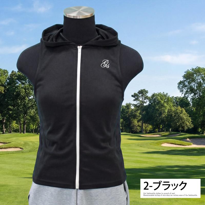 ゴルフウェア 濡らしてしぼる 冷却ベスト レディース gs GOLF 冷感