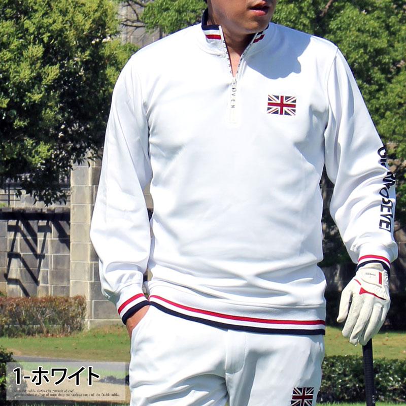 ゴルフ ハーフジップ トレーナー メンズ ゴルフウェア GIORNO SEVEN