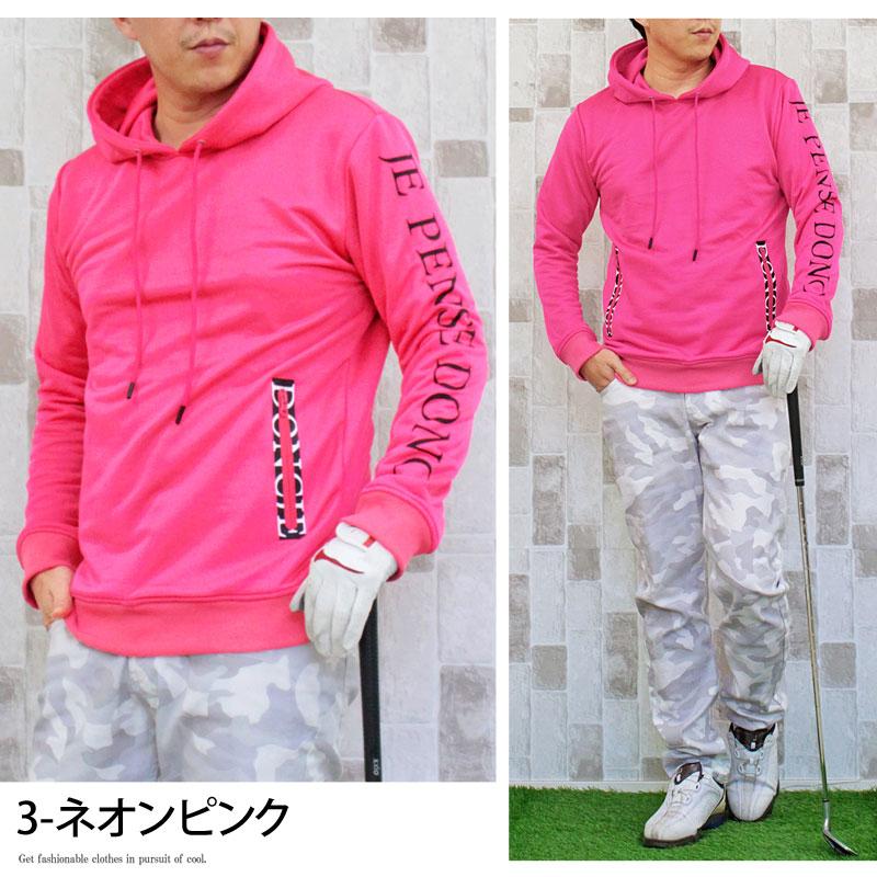 GOLF OR DIE ピンクパーカー Lサイズ PIGMENT DYED FACE AND LOGO SQUARE PATCH ZIP UP SWEAT HOODIE