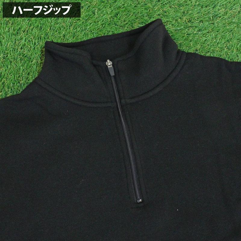 新品　メンズ　L 長袖　プルオーバー　裏起毛　エドウィン　ゴルフ　アンダー LUXE/R プルオーバー シャツ メンズ 布帛 ハイネック ロゴ 長袖