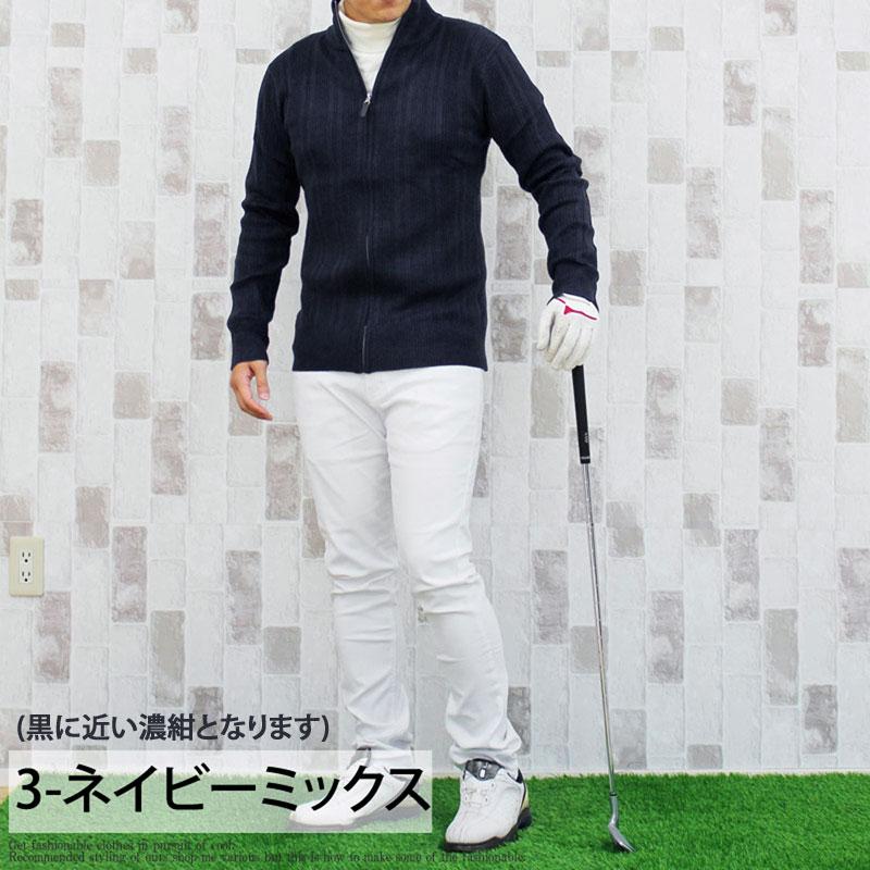 【美品】PXG メンズゴルフウエア　セーター長袖ニット　ブラウンM 新品PXGゴルフウェアメンズニットセーター トップス 長袖