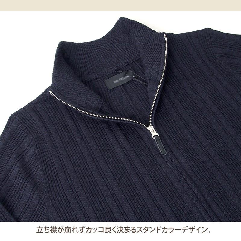 ゴルフニット メンズ ゴルフウェア ニットジャケット ジップ