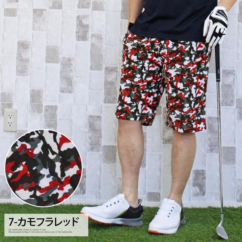 ゴルフパンツ ハーフパンツ メンズ ゴルフウェア ショートパンツ