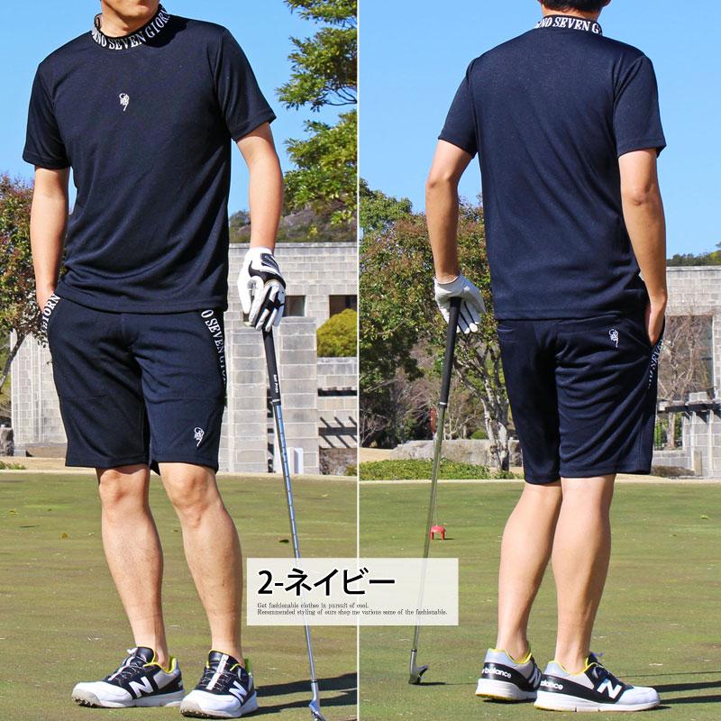 ゴルフパンツ メンズ ハーフパンツ GIORNO SEVEN ジョルノセブン