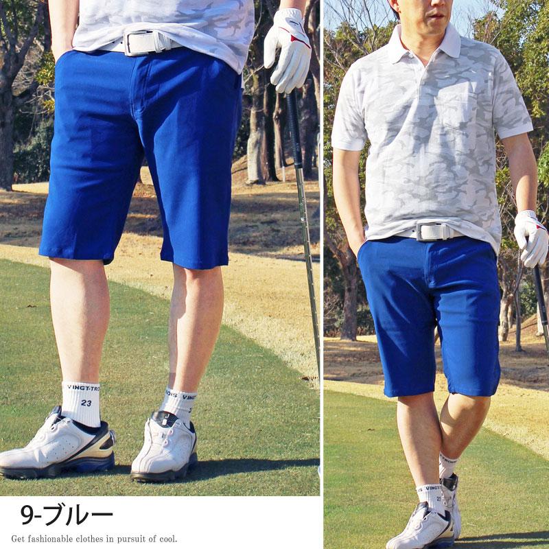 ゴルフパンツ メンズ ハーフパンツ ショートパンツ ゴルフウェア