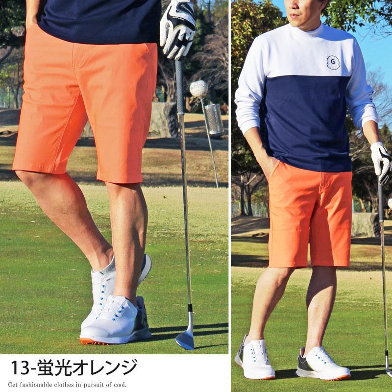ゴルフパンツ メンズ ハーフパンツ ショートパンツ ゴルフウェア