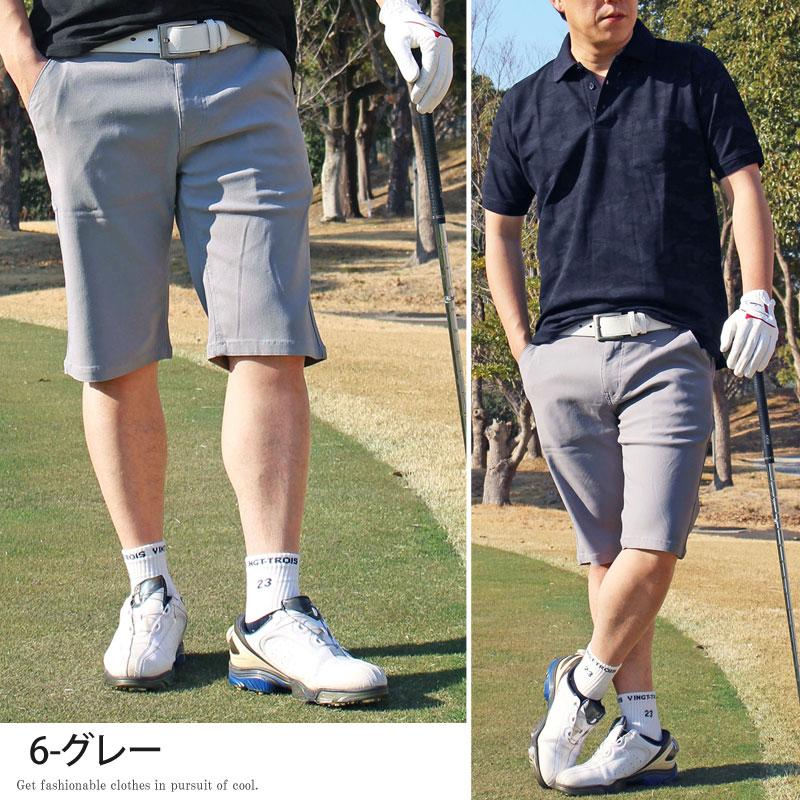 ゴルフパンツ メンズ ハーフパンツ ショートパンツ ゴルフウェア