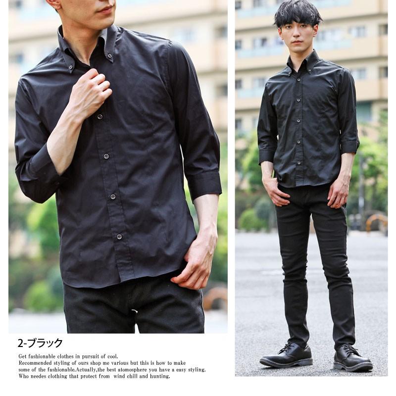 シャツ メンズ ドレスシャツ 日本製 国産 デュエボットーニ 7分袖 半袖 無地 シンプル 白シャツ 七分袖 S Shirt 21 Inase Casualinase カジュアルイナセ 通販 Yahoo ショッピング