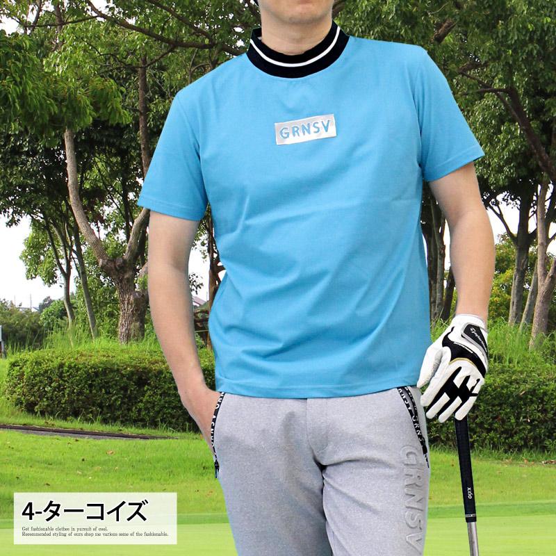ゴルフウェア モックネックシャツ メンズ GIORNO SEVEN ジョルノセブン