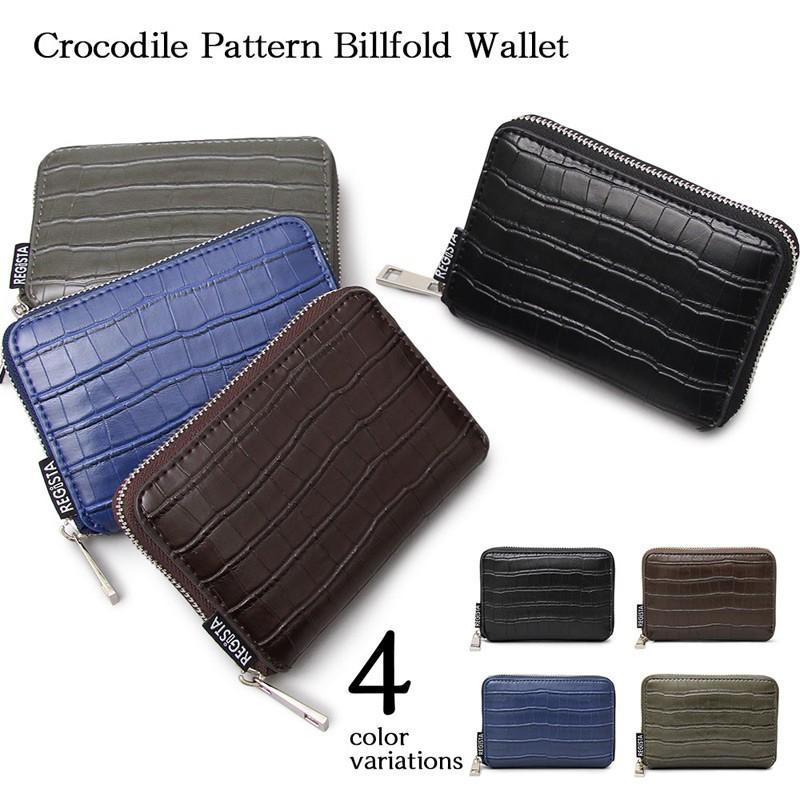 二つ折り財布 メンズ 財布 ラウンドファスナー サイフ さいふ