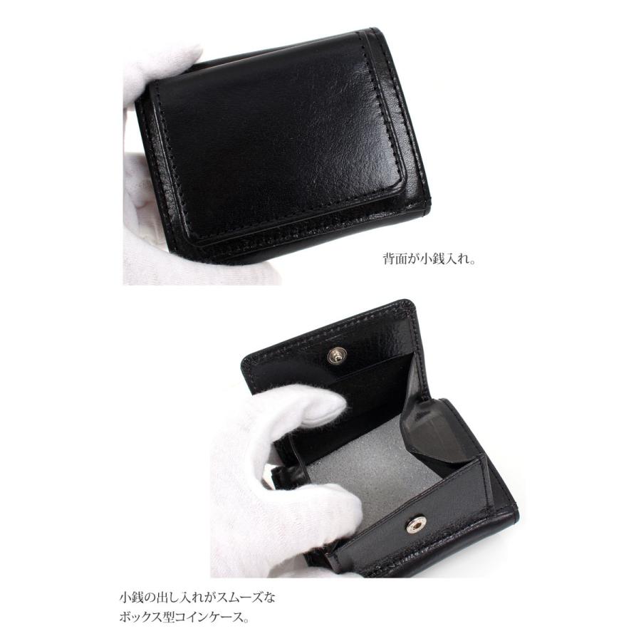 Lee（リー） イタリアンレザー 3つ折財布 メンズ 三つ折り財布 牛革