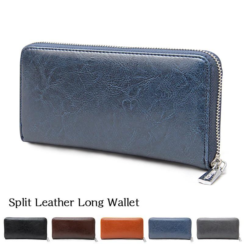 長財布 メンズ 財布 サイフ さいふ ロングウォレット 牛床革レザー ラウンドファスナー カード入れ 小銭入れ ファッション小物 ブランド 男性用 Saifu 33 Inase Casualinase カジュアルイナセ 通販 Yahoo ショッピング